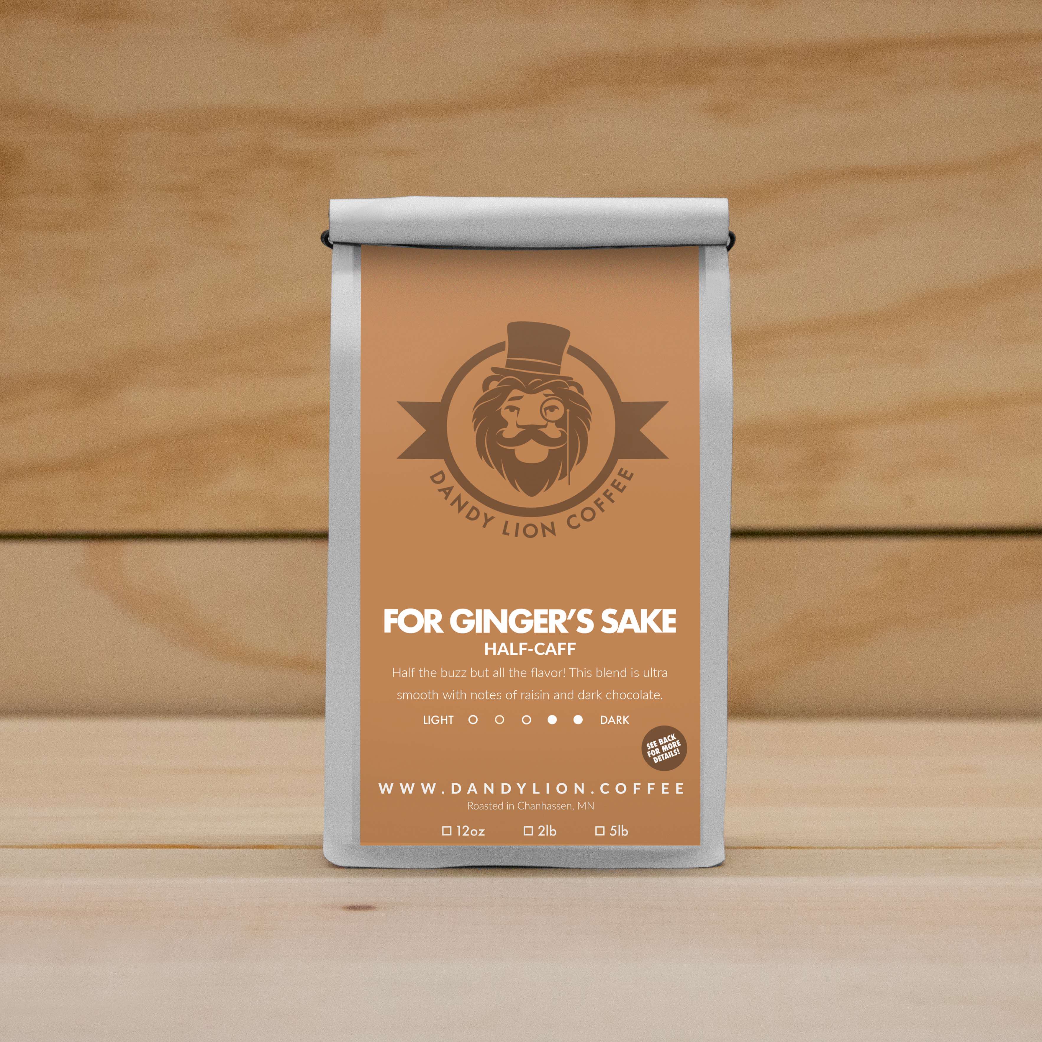 For Gingers Sake - Half Caff